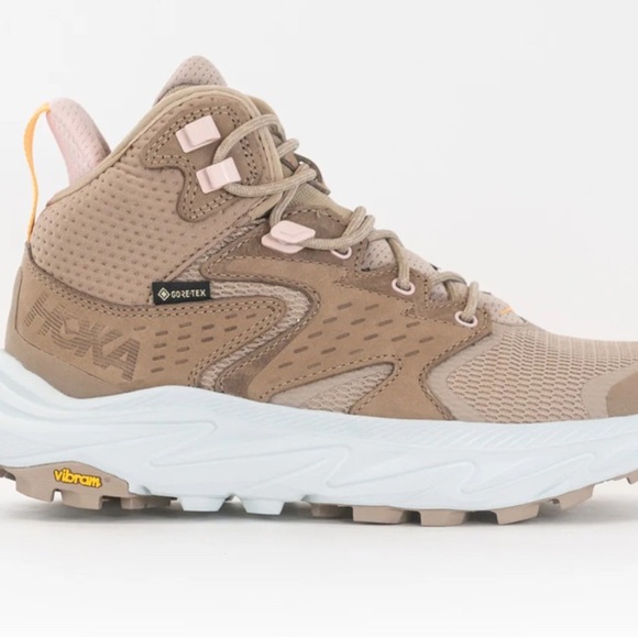 Hoka Shoes - HOKA ANACAPA 2 MID GTX (WOMEN'S) - DUNE/ICE FLOW